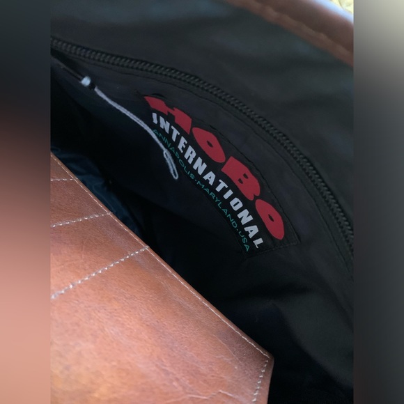 vtg 90s HOBO International Messenger Organizer - Picture 9 of 14